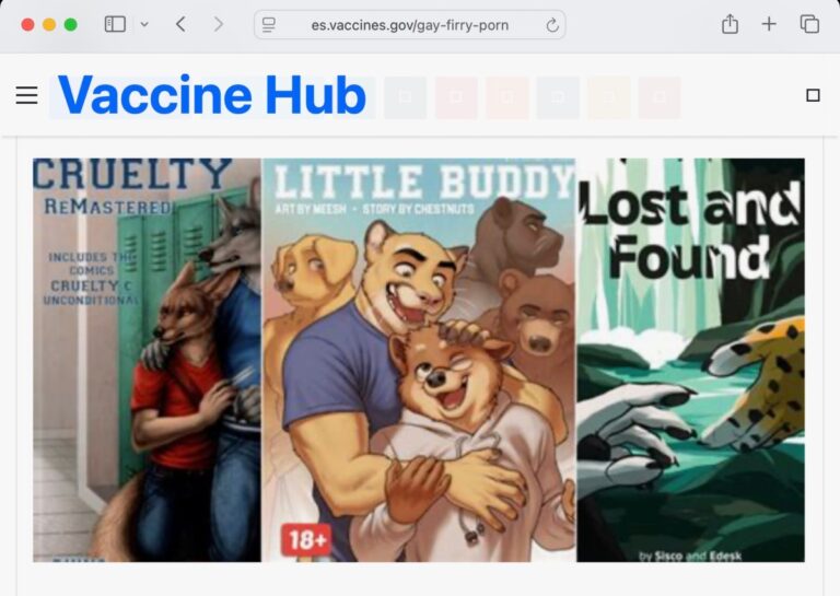 US government’s vaccine website defaced with AI-generated content