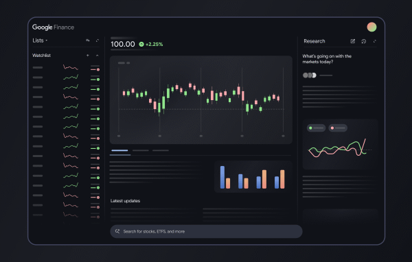 Google tests revamped Google Finance with AI upgrades, live news feed