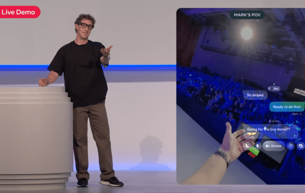 Meta unveils new smart glasses with a display and wristband controller