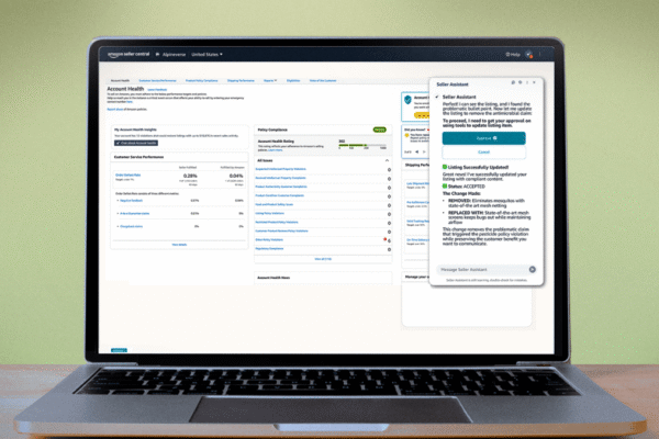 Amazon launches AI agent to help sellers complete tasks and manage their businesses